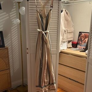 Billabong Multicolor Linen Overalls